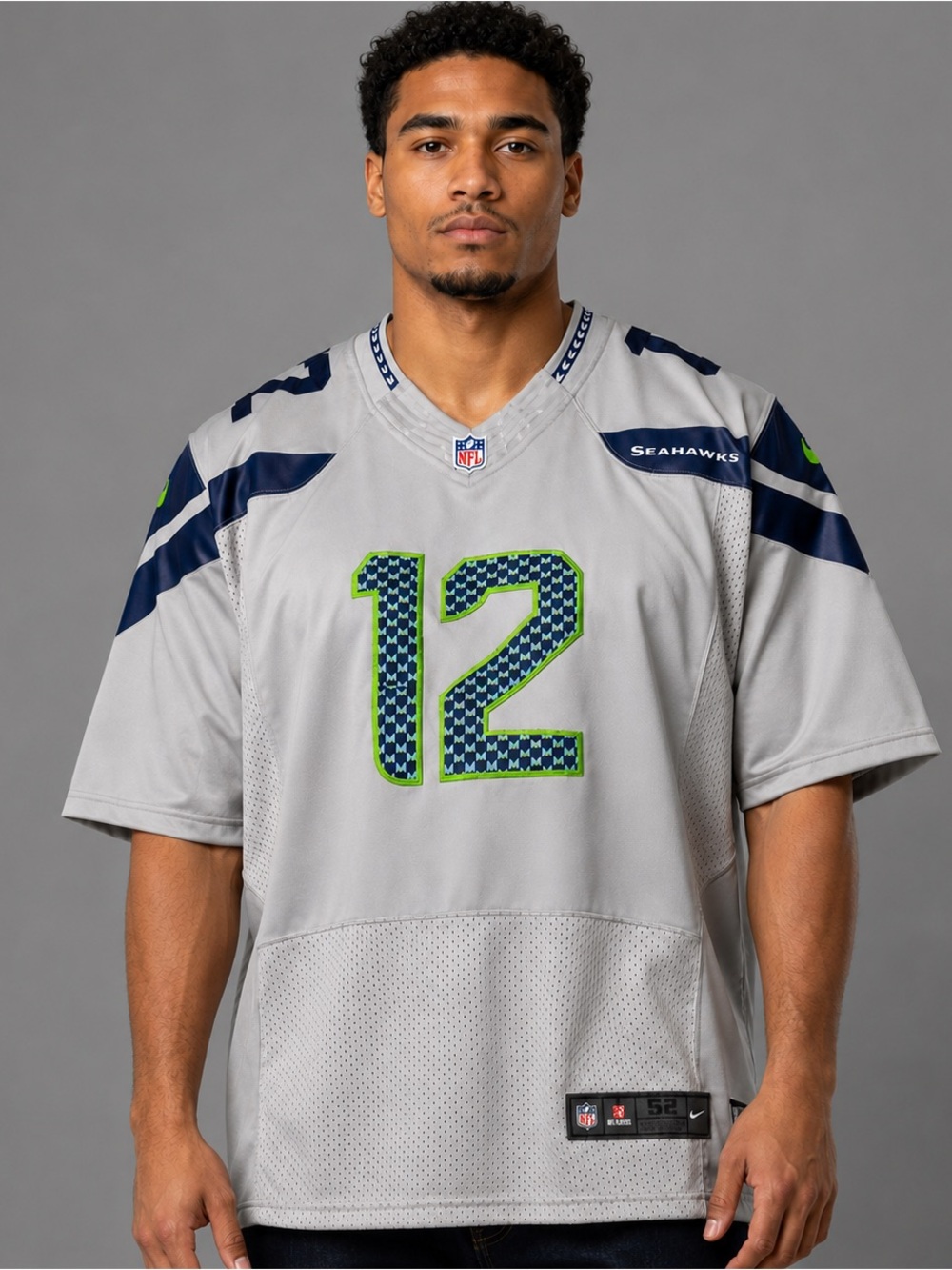 Seattle Seahawks Nike NFL Super Bowl XLVIII #12 Fan Jersey Men’s Size 52 XL
